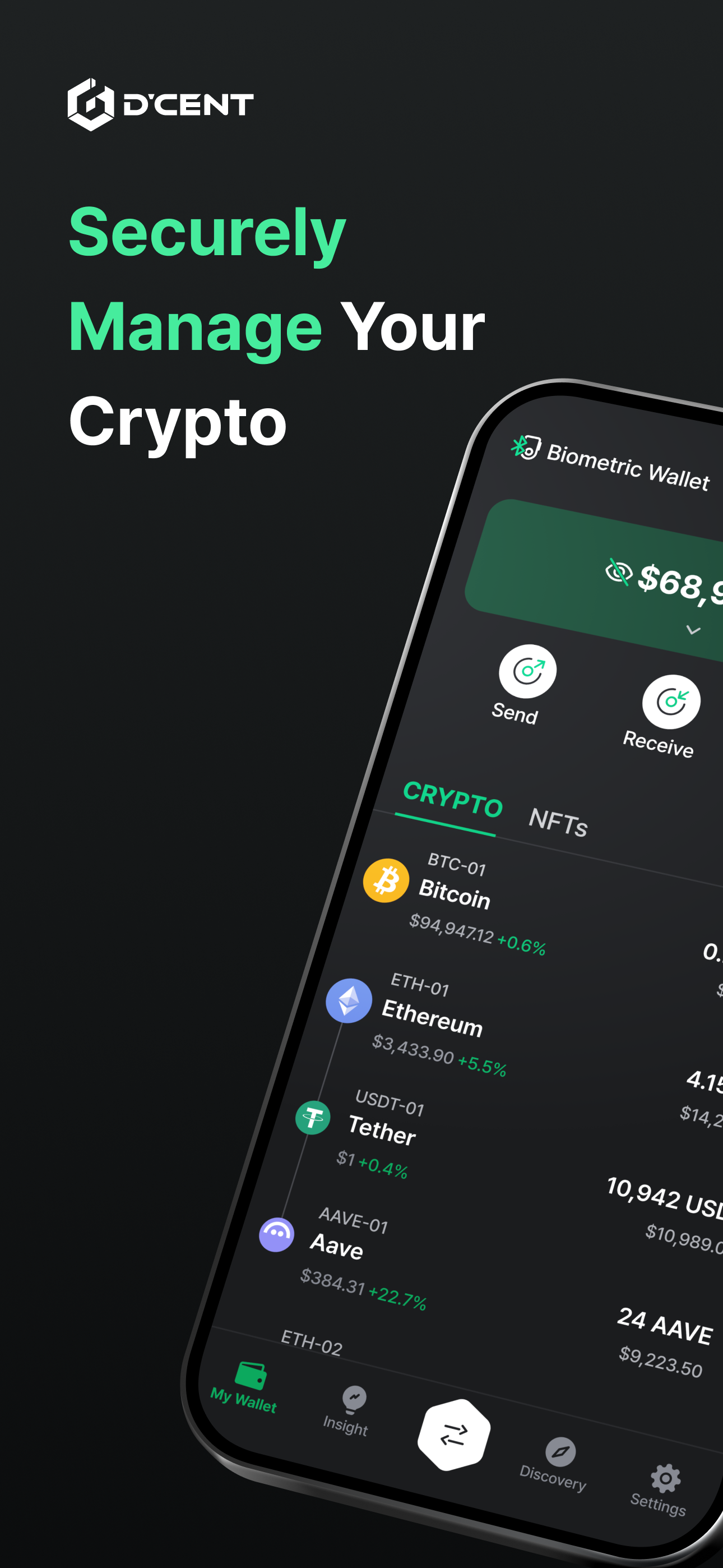 D’CENT Wallet - Secure Crypto