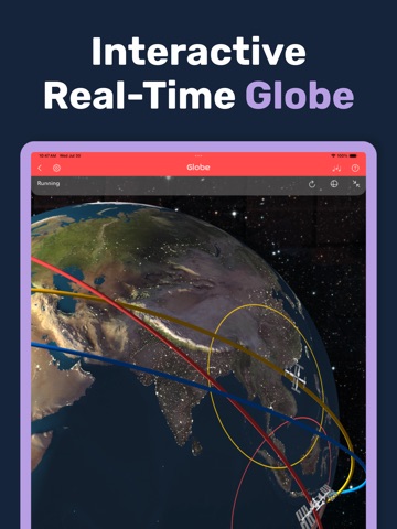 ISS Real-Time Tracker 3D iPad screenshot