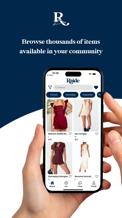 Raide iPhone screenshot 2 - Shopping app