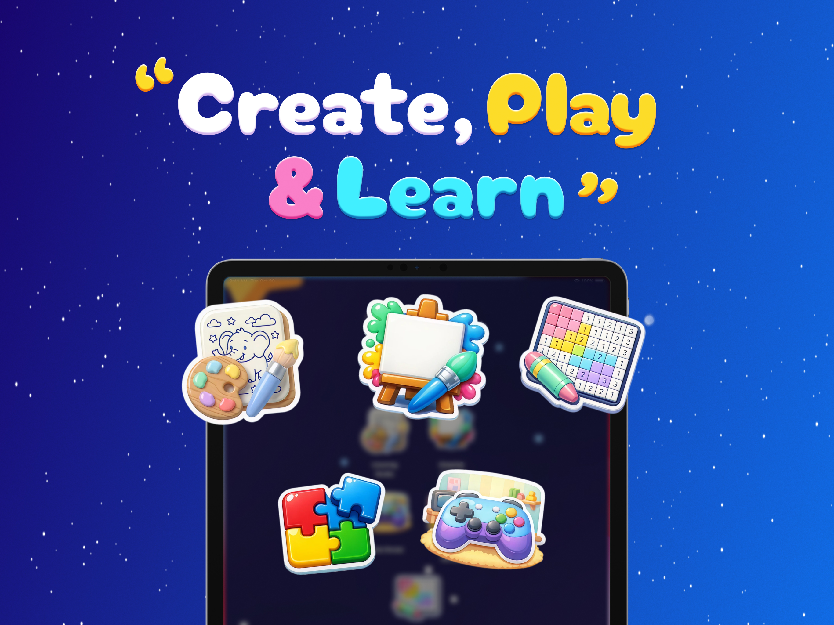 Pixie Kids Games & Coloring