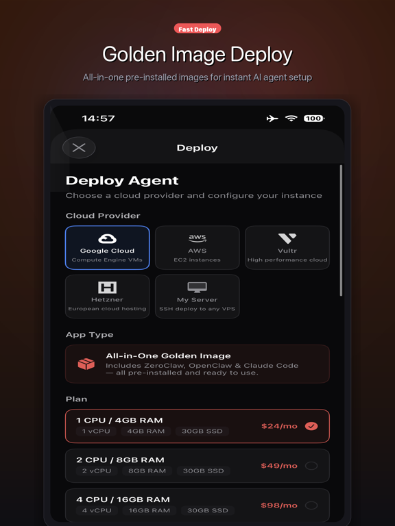 AgentAura iPad screenshot