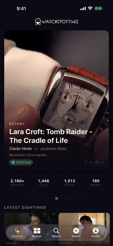 WatchSpotting screenshot 1