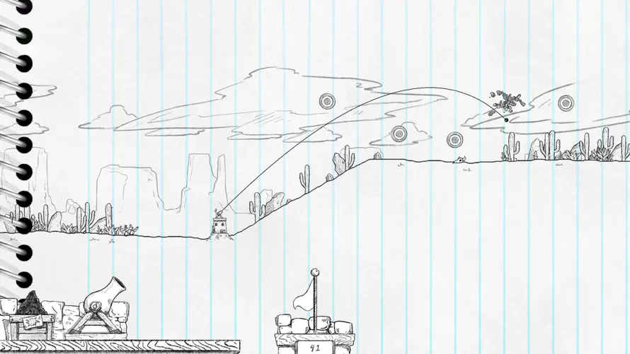Notebook Artillery screenshot 1