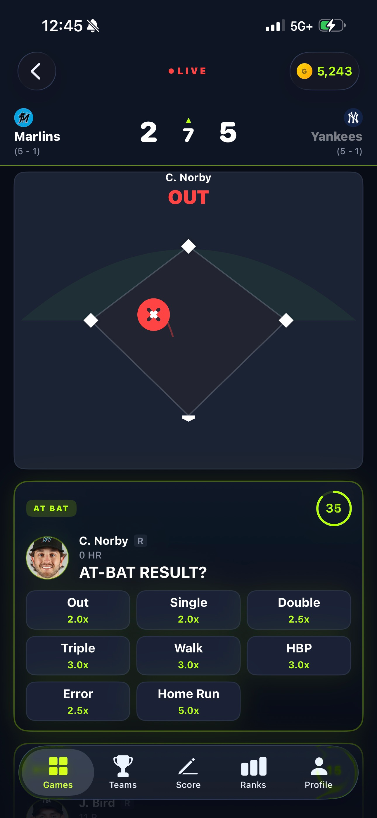 GameWagerBaseball