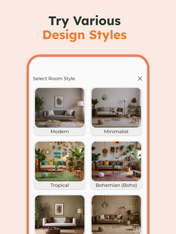 Interior AI - Home Design AI iPad screenshot 4 - Graphics & Design app