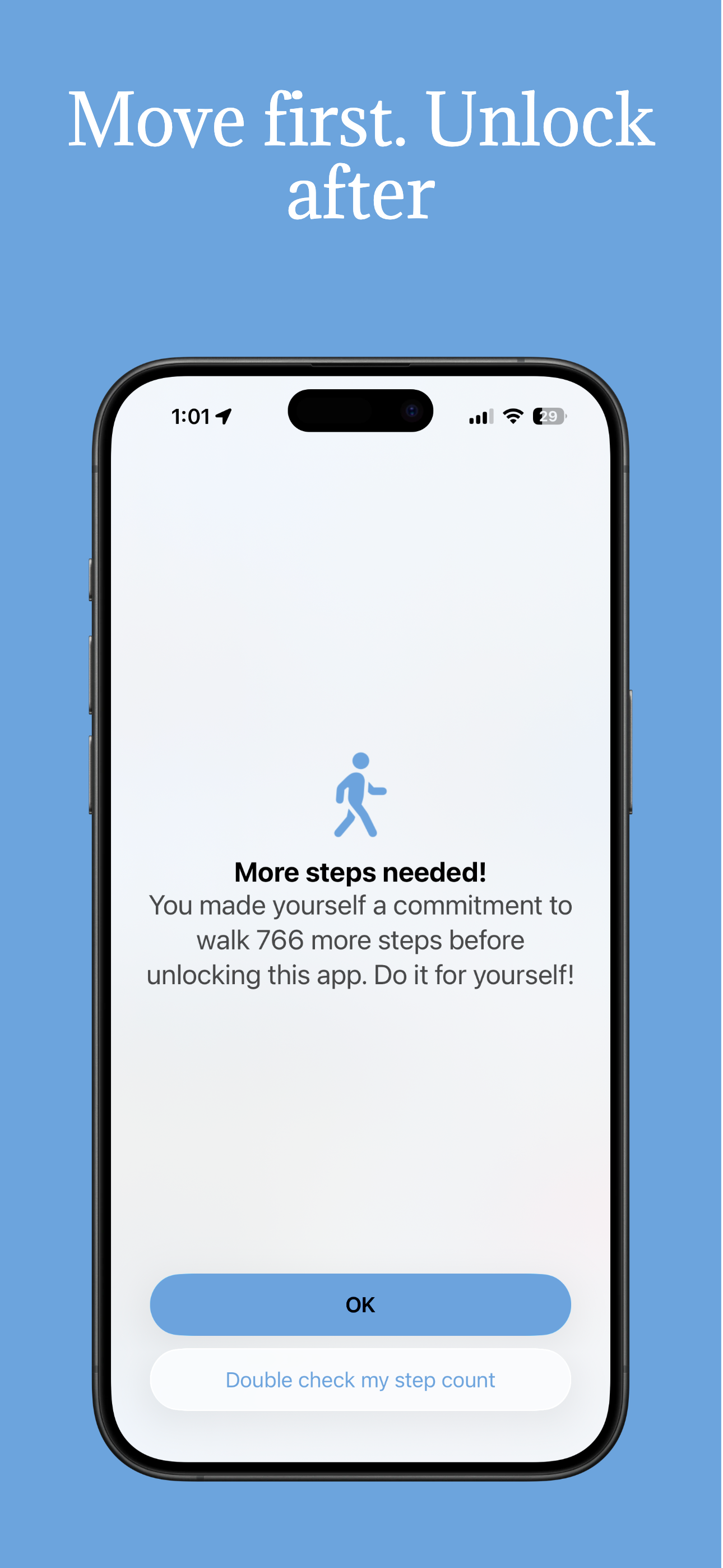 TwoStepper: Walk & unlock apps screenshot 3