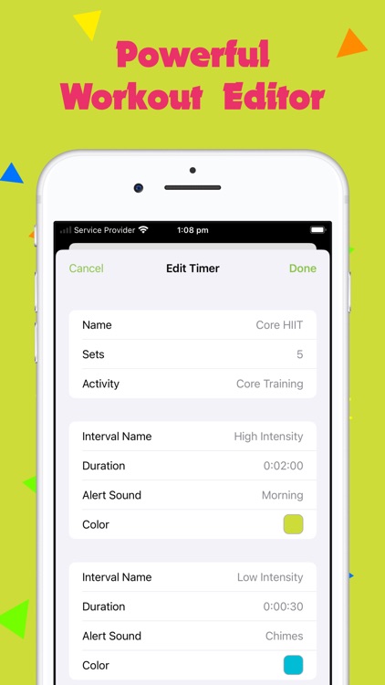 Workout Timer App - Push!