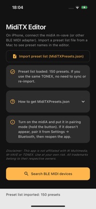 MidiTX Editor screenshot 2