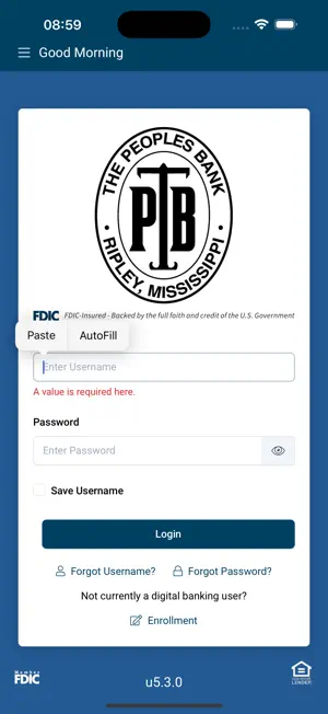 The Peoples Bank of Ripley screenshot 1
