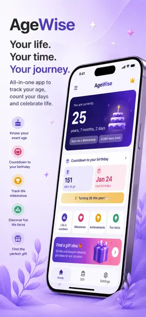 AgeWise: Age Calculator screenshot 1