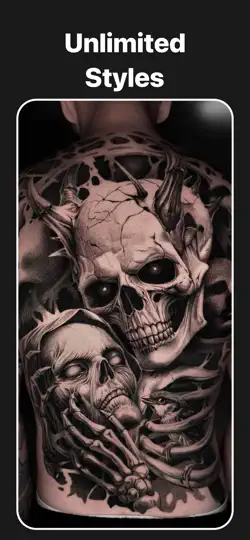 Tattoo AI:INKS Tattoo Stencil iPhone Ekran Görüntüsü 4