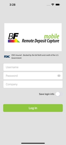 BankFinancial mobile RDC iPhone screenshot