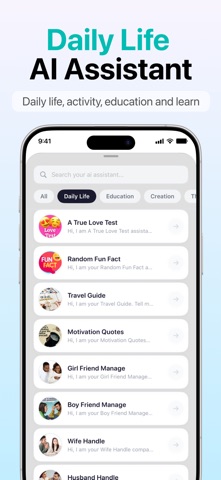 Dola AI: Smart GPT Chat Agents iPhone screenshot
