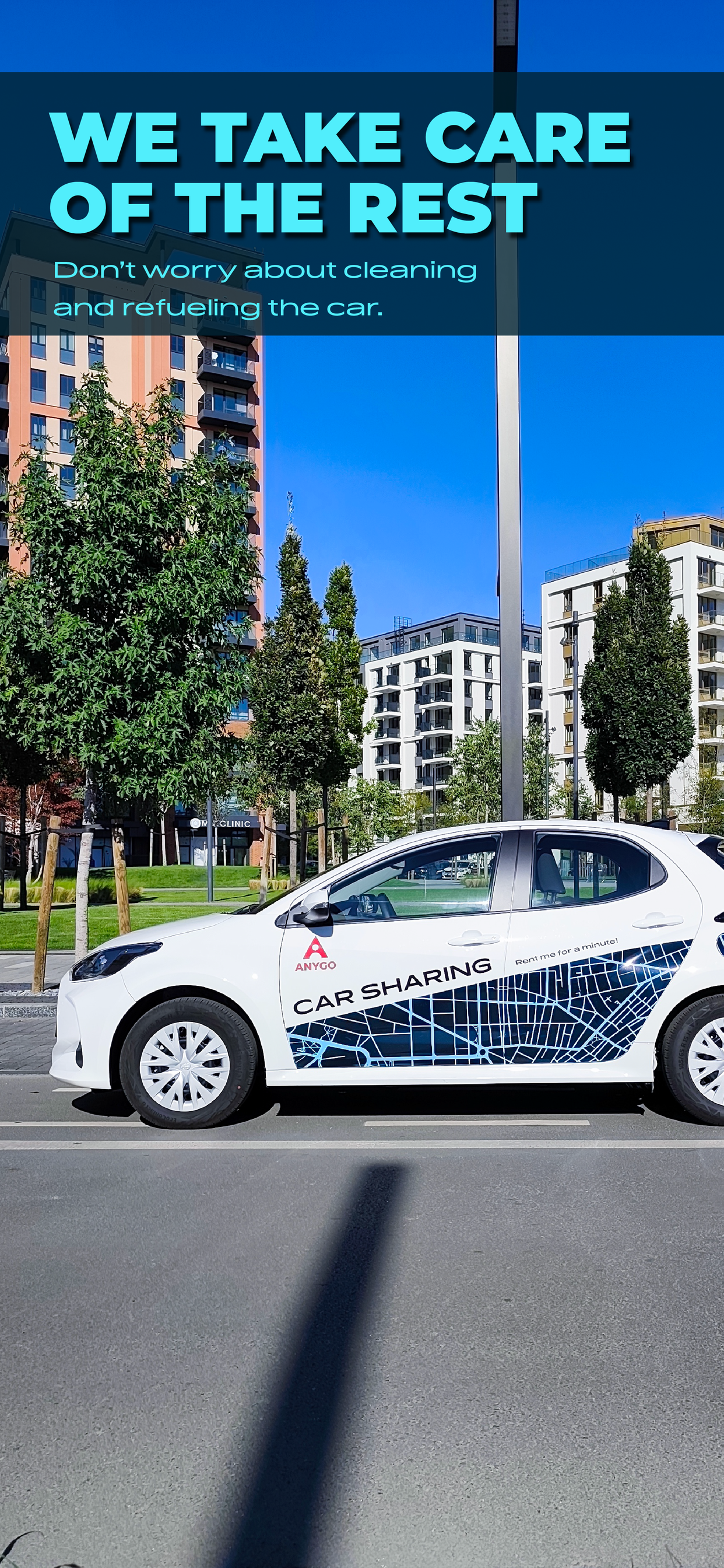 Anygo - carsharing in Belgrade