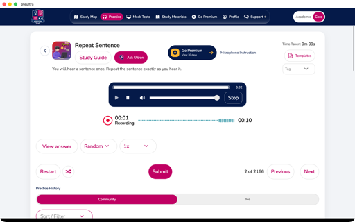 PTE Exam Practice - PteUltra screenshot 9