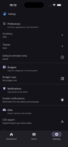 Guardian: Bill & Subscription screenshot
