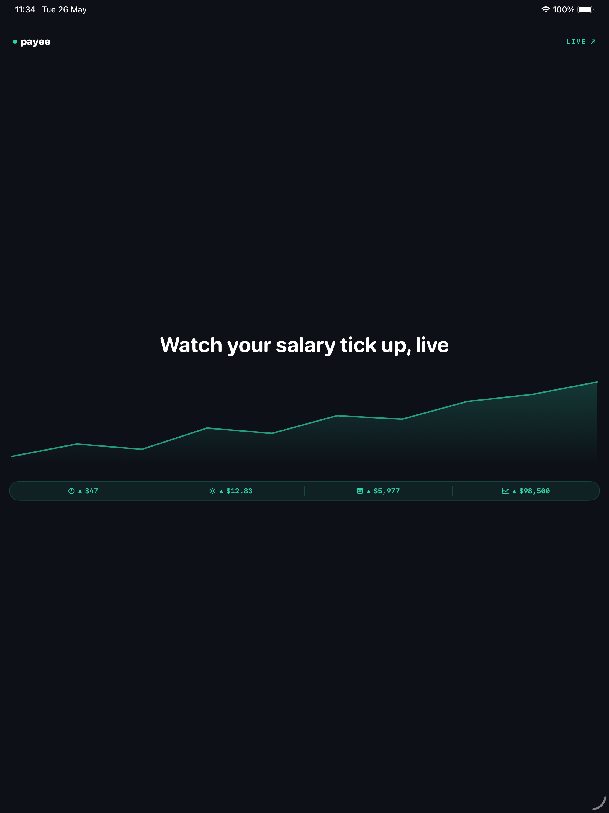 Payee: Live Salary Tracker