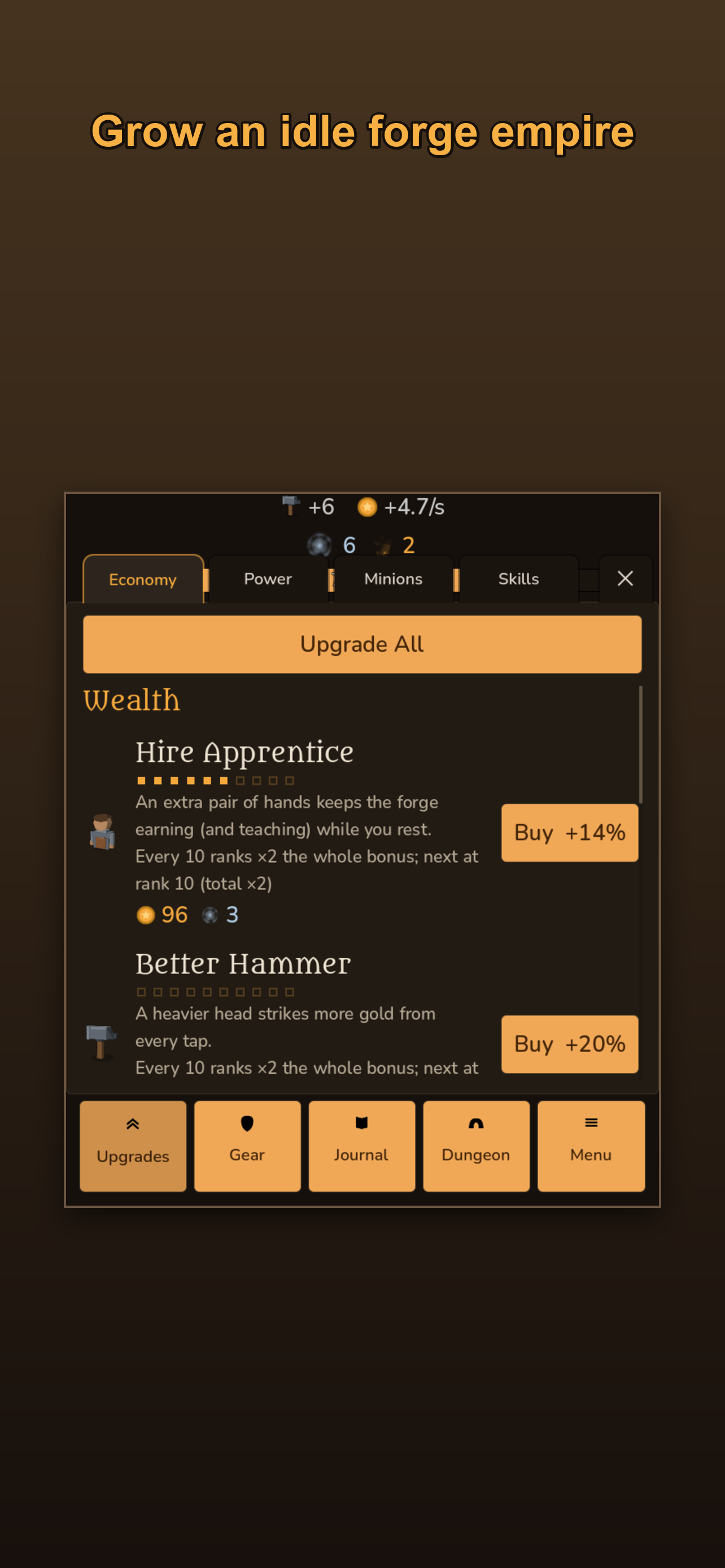 Forge Clicker screenshot 4