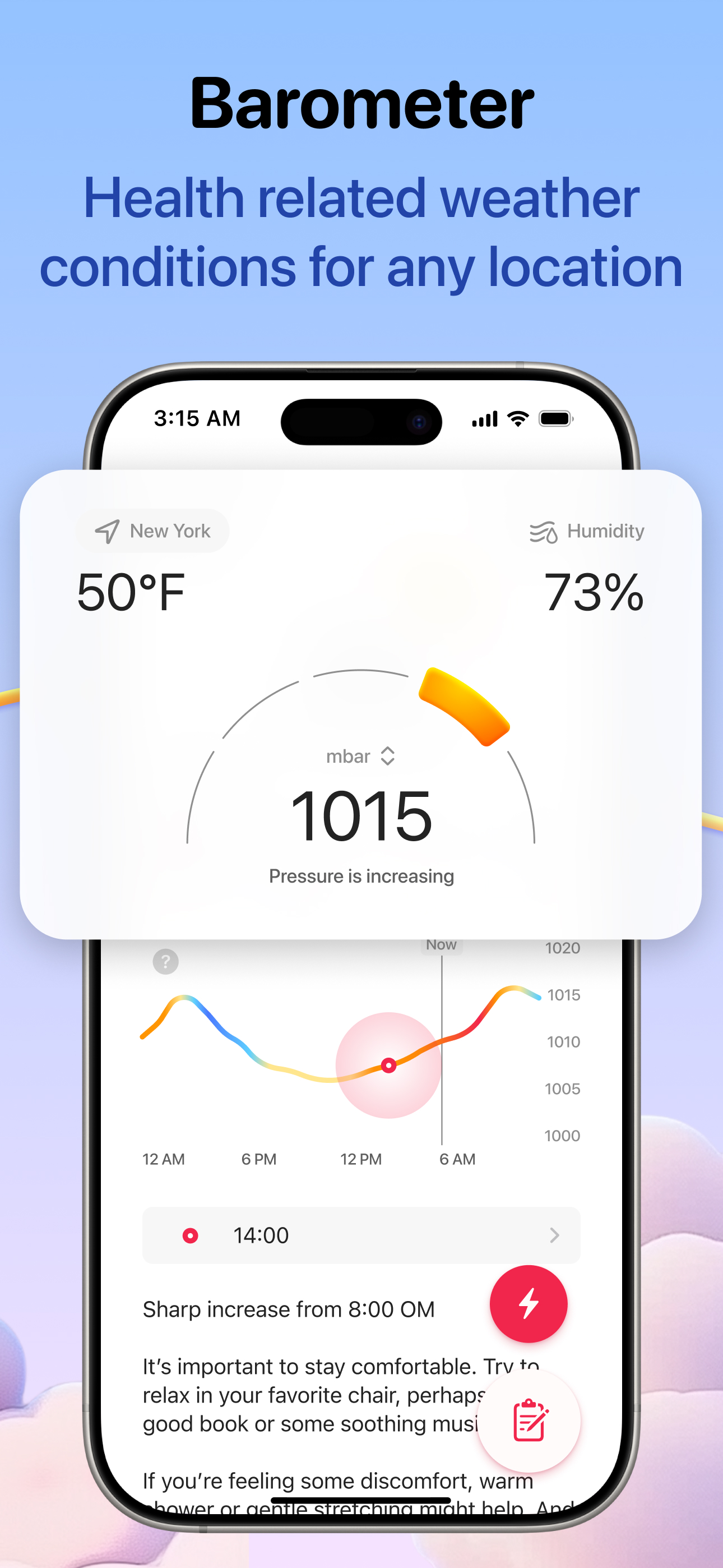 Migraine Tracker: Pressure Pal