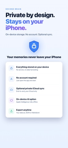 Second Brain - AI Memory Notes Screenshot 7 of 7