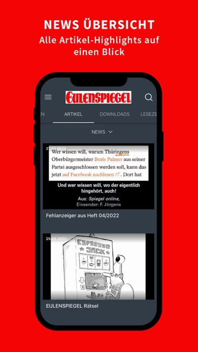 EULENSPIEGEL ePaper Screenshot