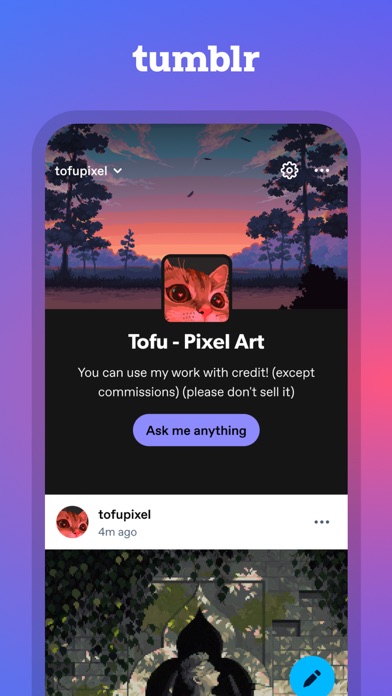 Screenshot #3 pour Tumblr – Culture, Art, Chaos