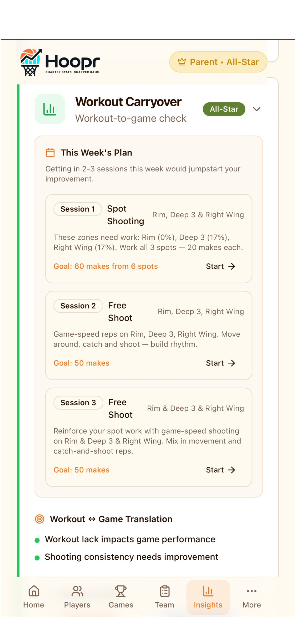 Hoopr Basketball Stats screenshot 3