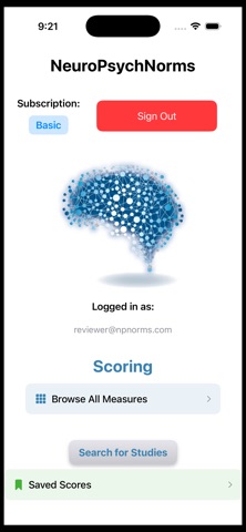 NPNorms screenshot