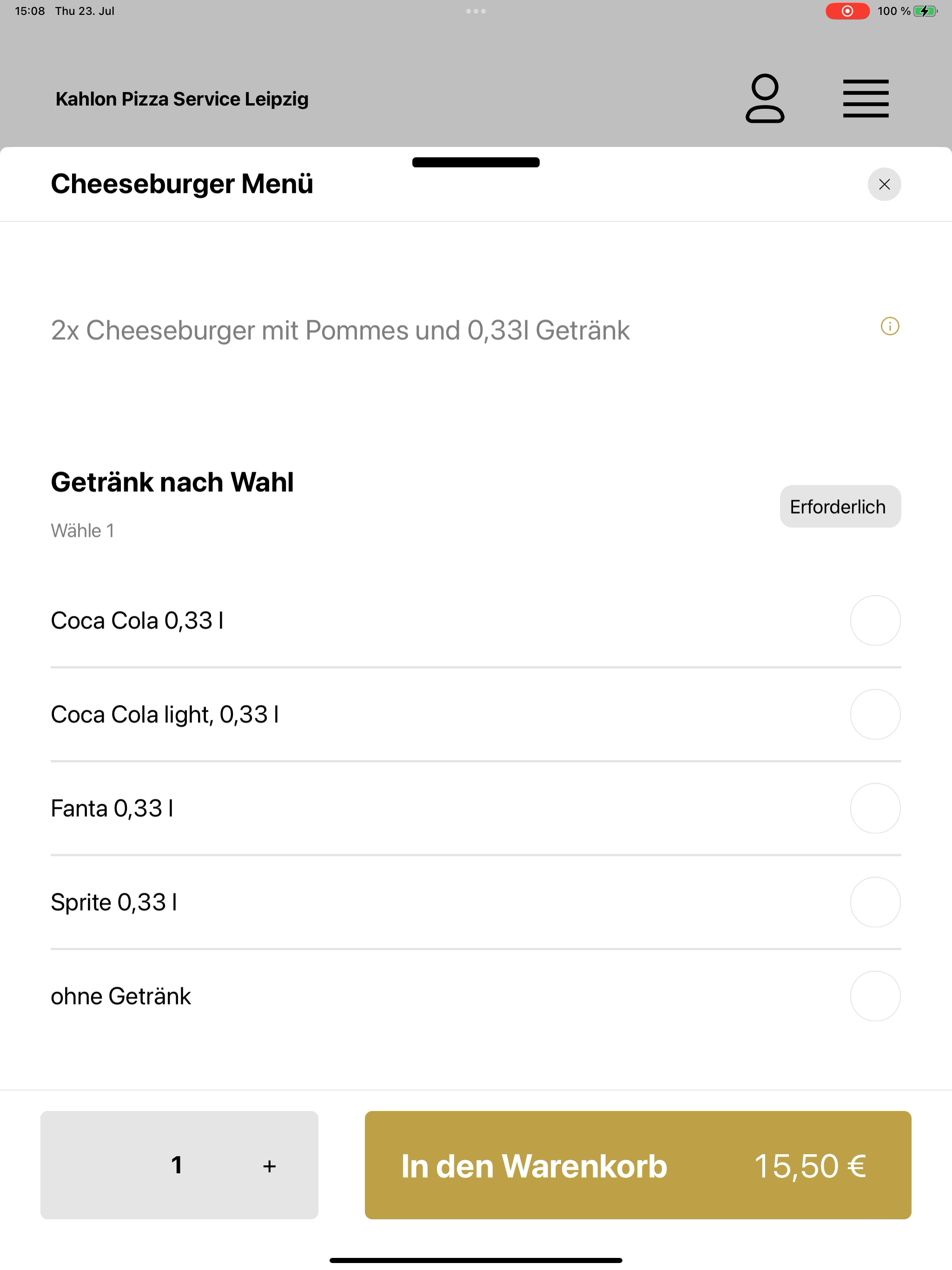 Kahlon Pizza Service Leipzig screenshot 15