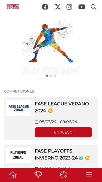 Padel Team League Screenshot