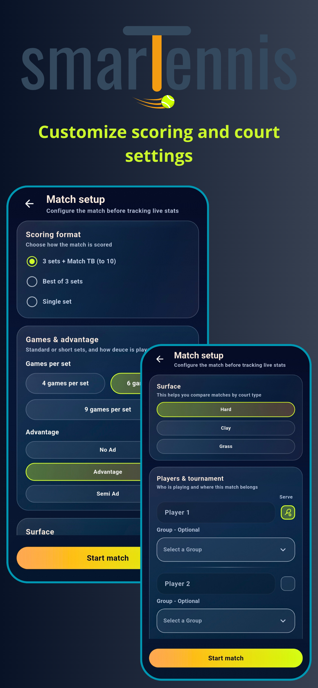 SmarTennis: Tennis Stats screenshot 9