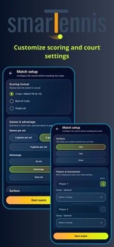 SmarTennis: Tennis Stats screenshot