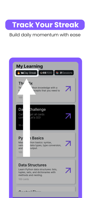 Python Flashcards Mastery Screenshot 4 of 6