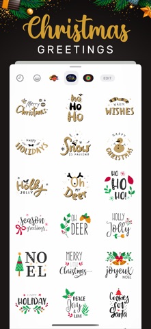 Christmas Lettering Stickers! screenshot
