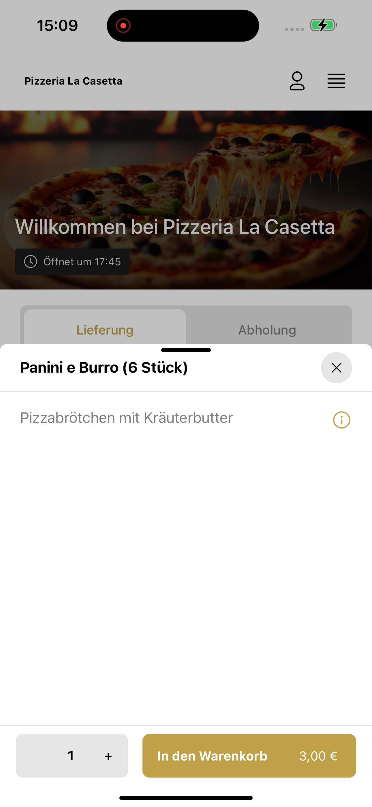 Pizzeria La Casetta DE screenshot 7