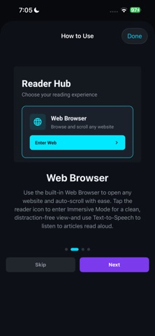 Auto Scroll Reader iPhone screenshot