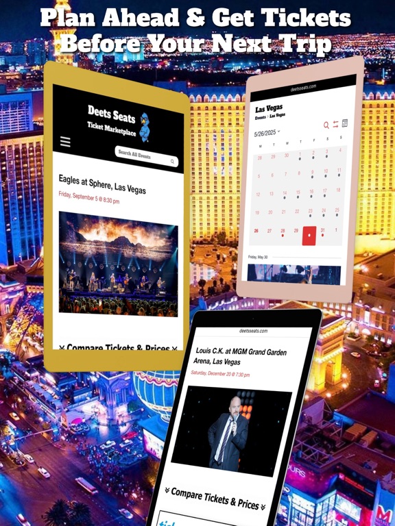 Deets Seats - Event Tickets iPad screenshot 8 - Entertainment app
