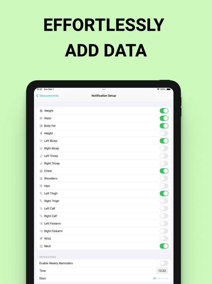 Body Measurement - Tracker