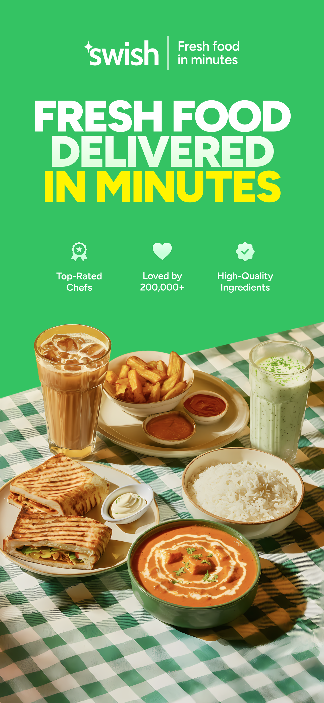 Swish: 10-Min Food Delivery