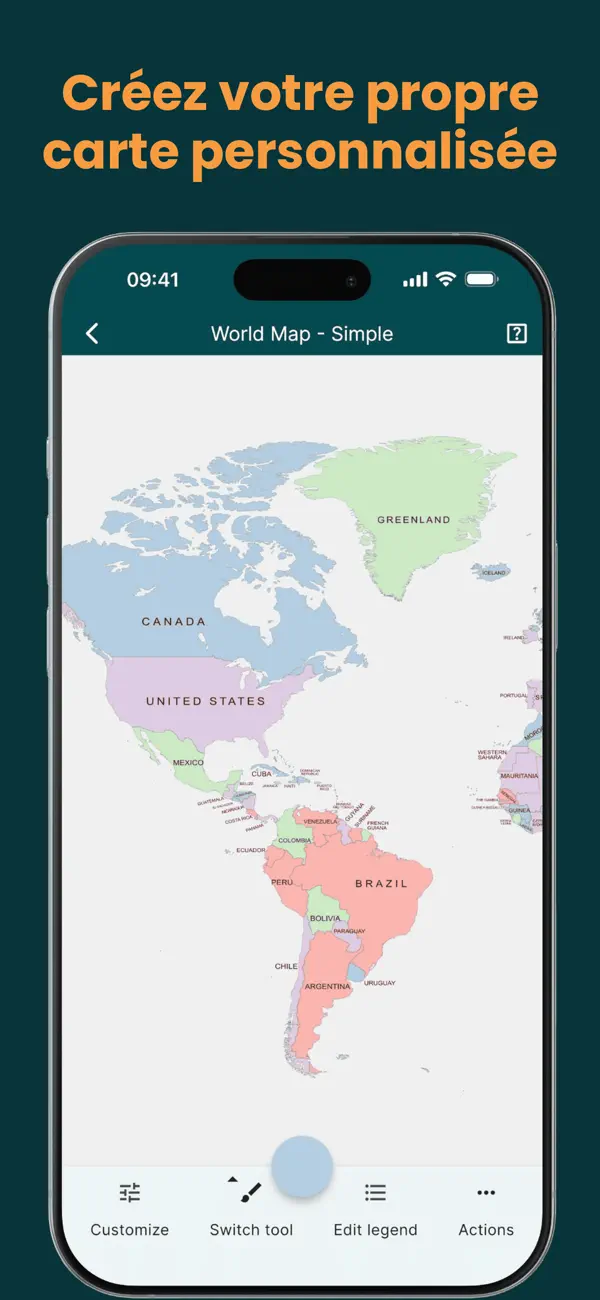 Screenshot #1 pour MapChart App