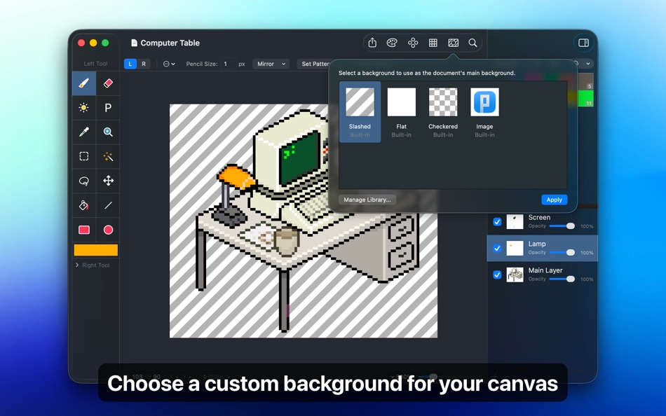#6. Pixen (macOS) Bởi: Furnace Creek Software LLC