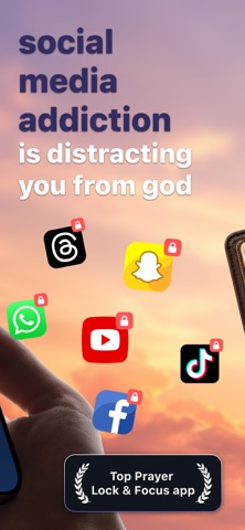 faith first: prayer lock iPhone screenshot