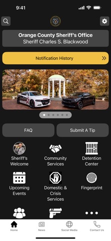 Orange County Sheriff NC Screenshot 1 of 3