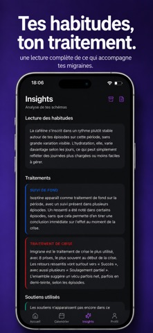 Solace: Journal Migraine screenshot