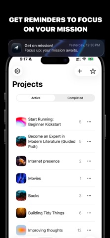 Mission – AI Task Manager iPhone screenshot