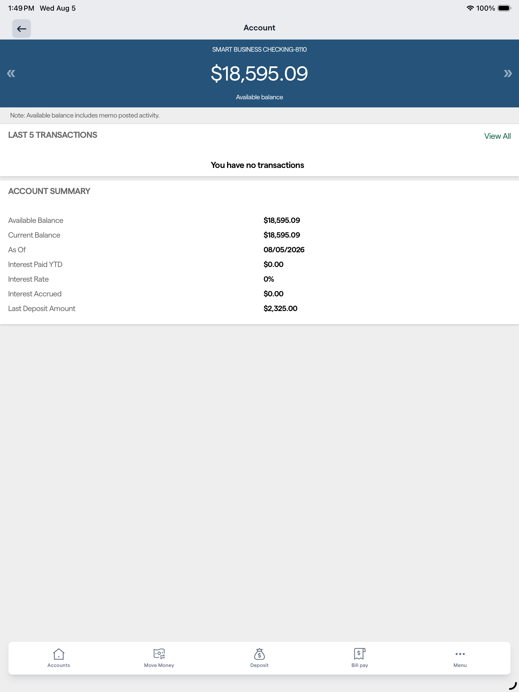 First American Bank Mobile screenshot 9