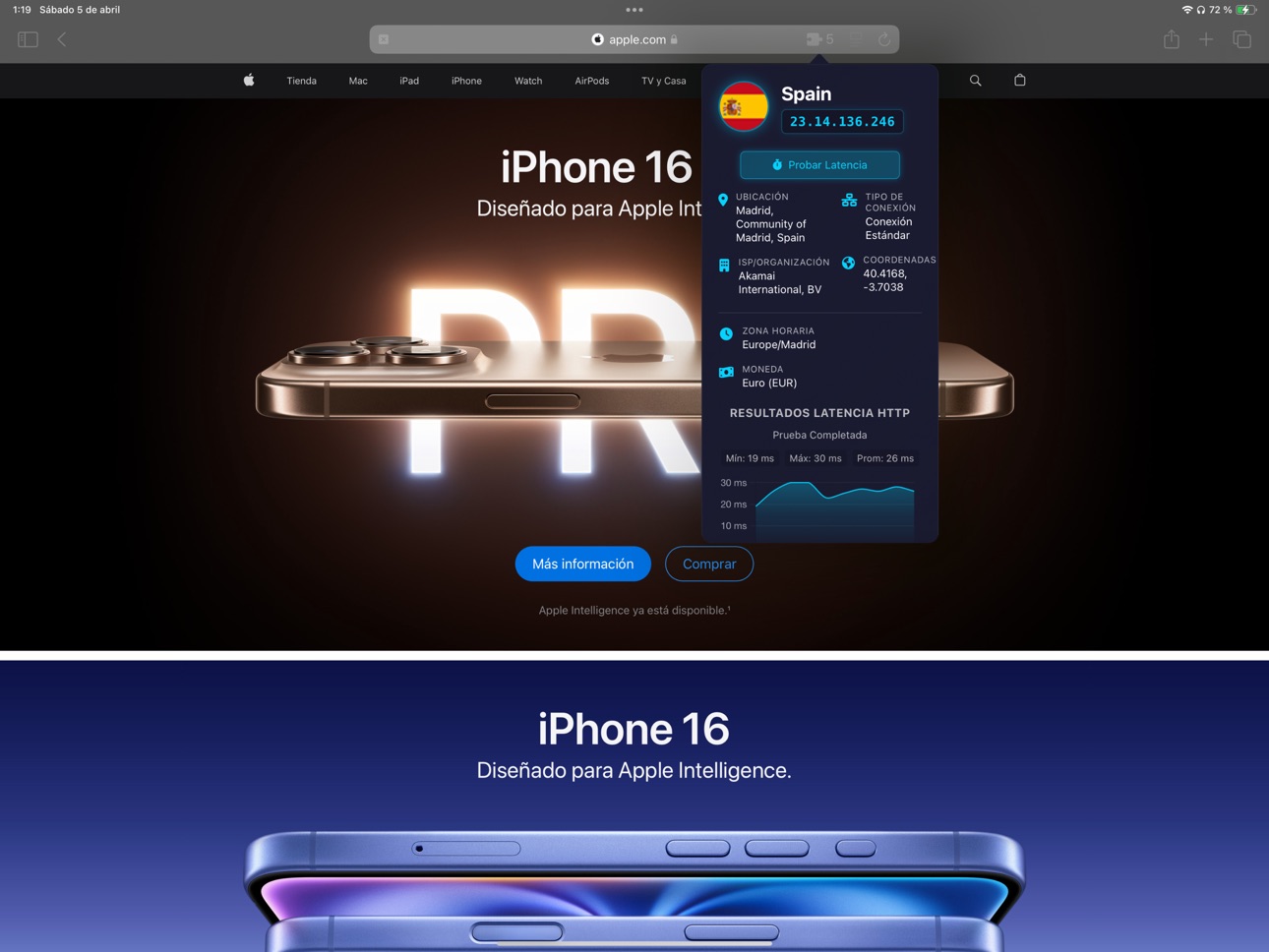 iPad screenshot