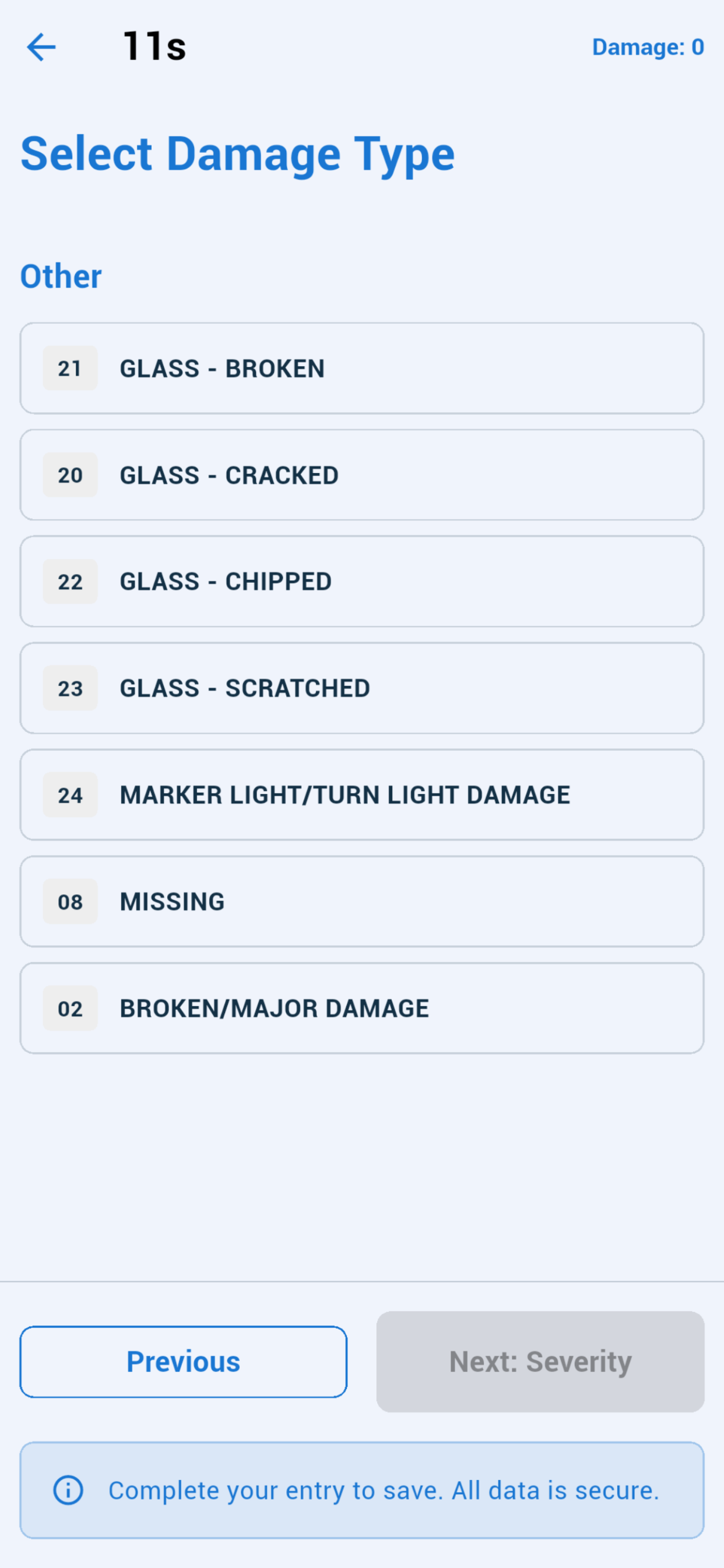 DocuDent-Damage Submissions