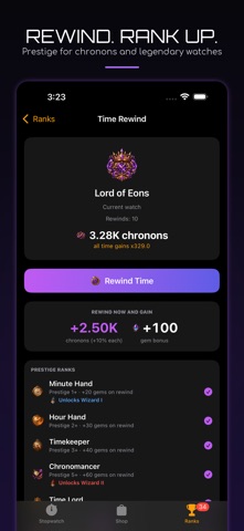 Stopwatch: Idle Clicker Game Screenshot 4 of 5