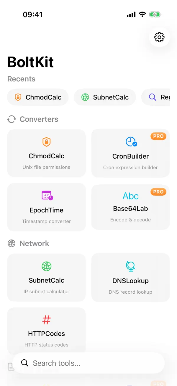 #1. BoltKit (iOS) بواسطة: PAUL SNYMAN
